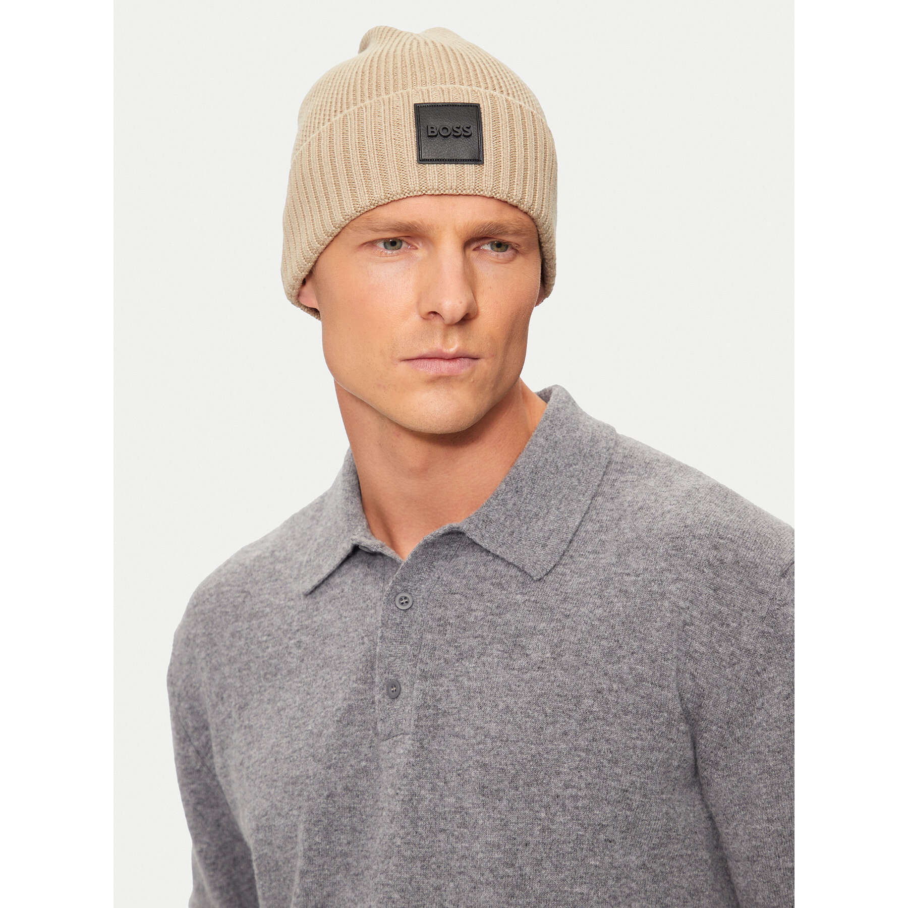 Mütze Boss Flavio 50522426 Beige Mütze Boss Flavio 50522426 Beige von Boss