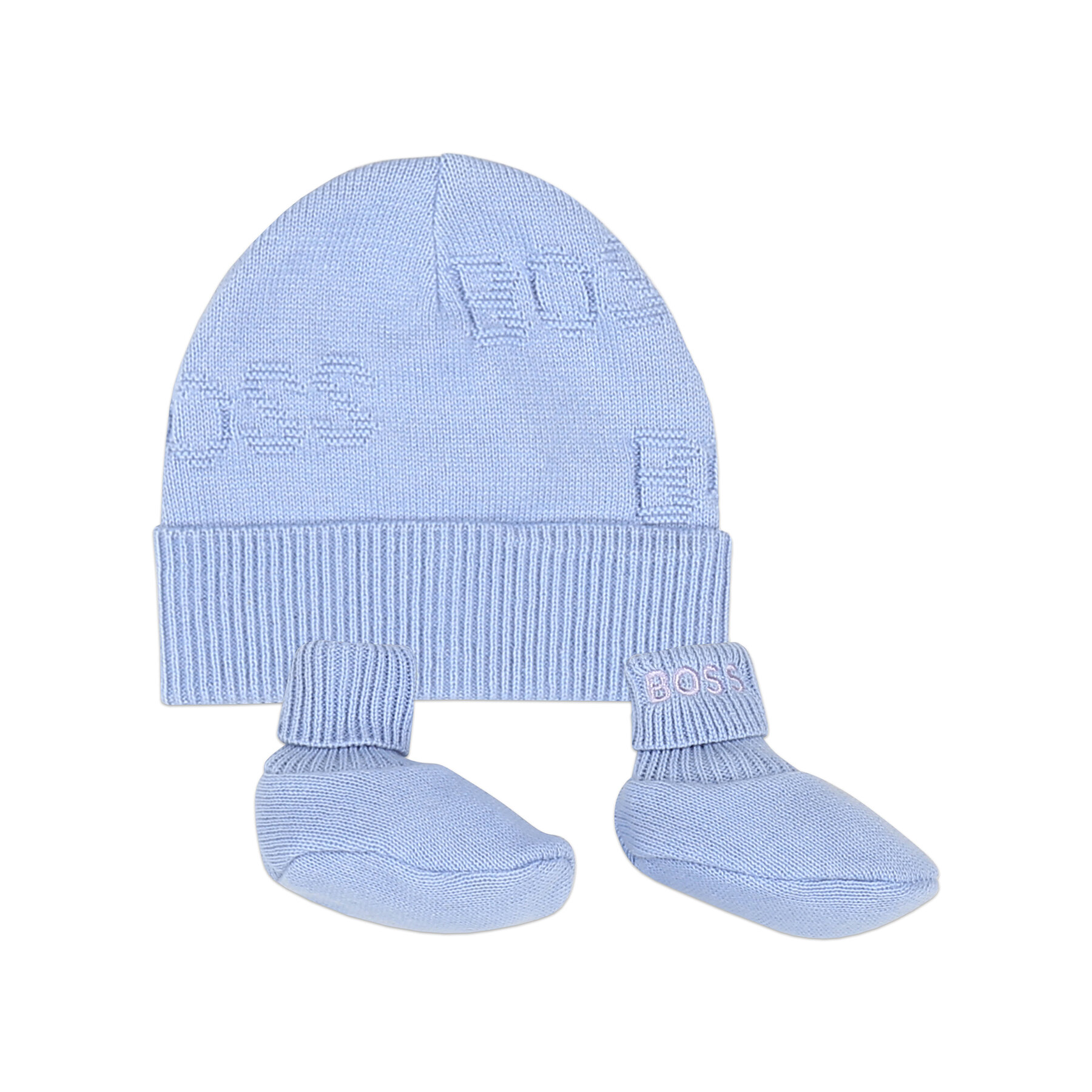 Set Mütze und Socken Boss J98421 Pale Blue 771 von Boss