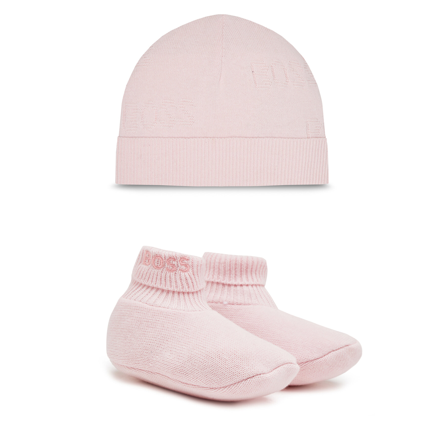 Set Mütze und Socken Boss J98421 Pink Pale 44L von Boss