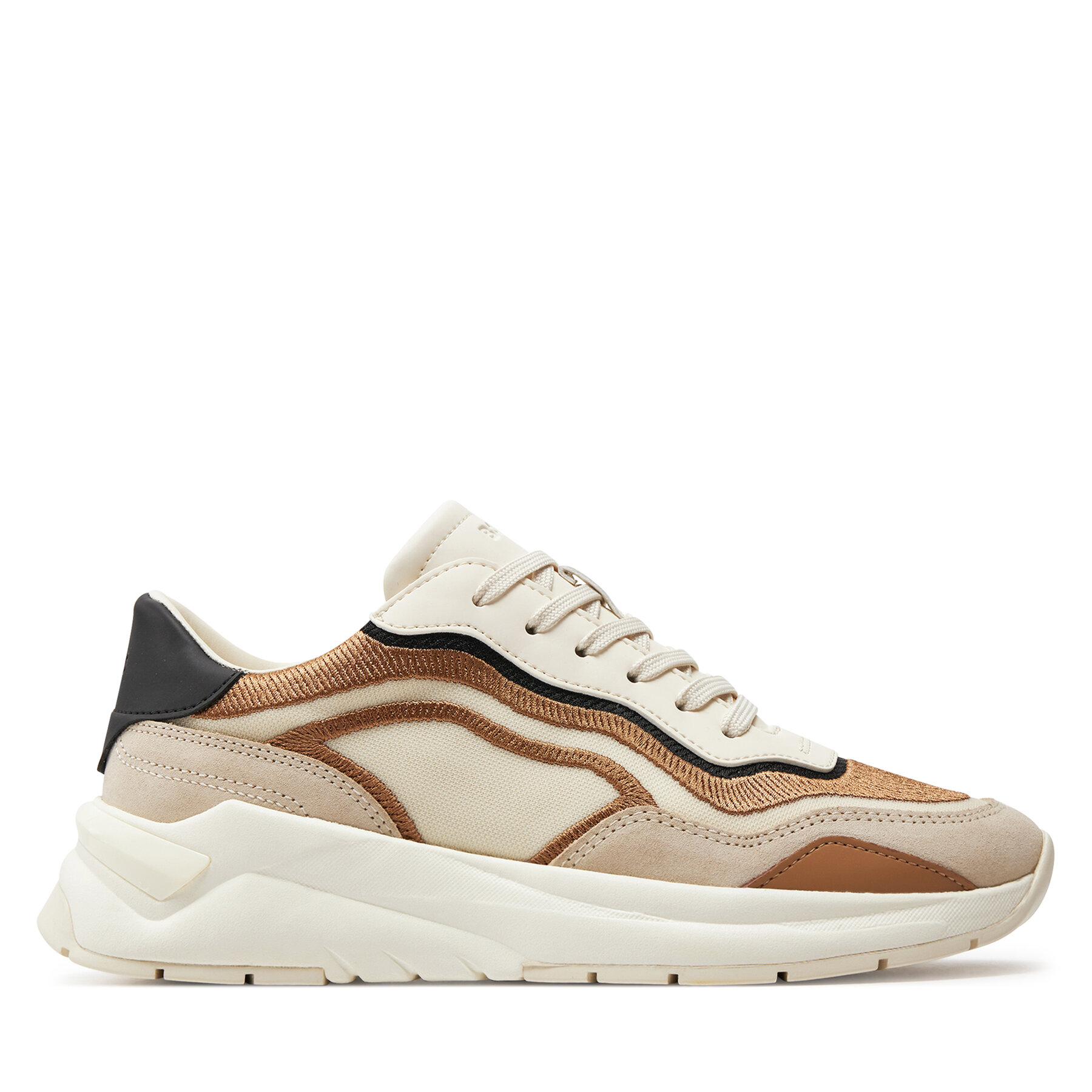 Sneakers Boss Skylar Runn Meemb 50517232 Beige 280 von Boss