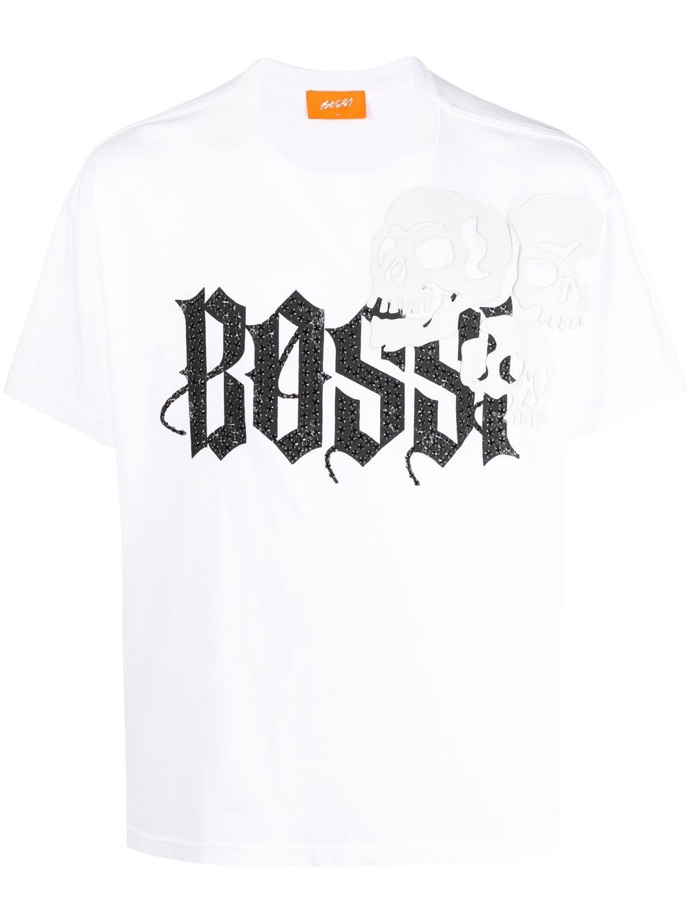 Bossi Sportswear logo-print short-sleeved T-shirt - White von Bossi Sportswear