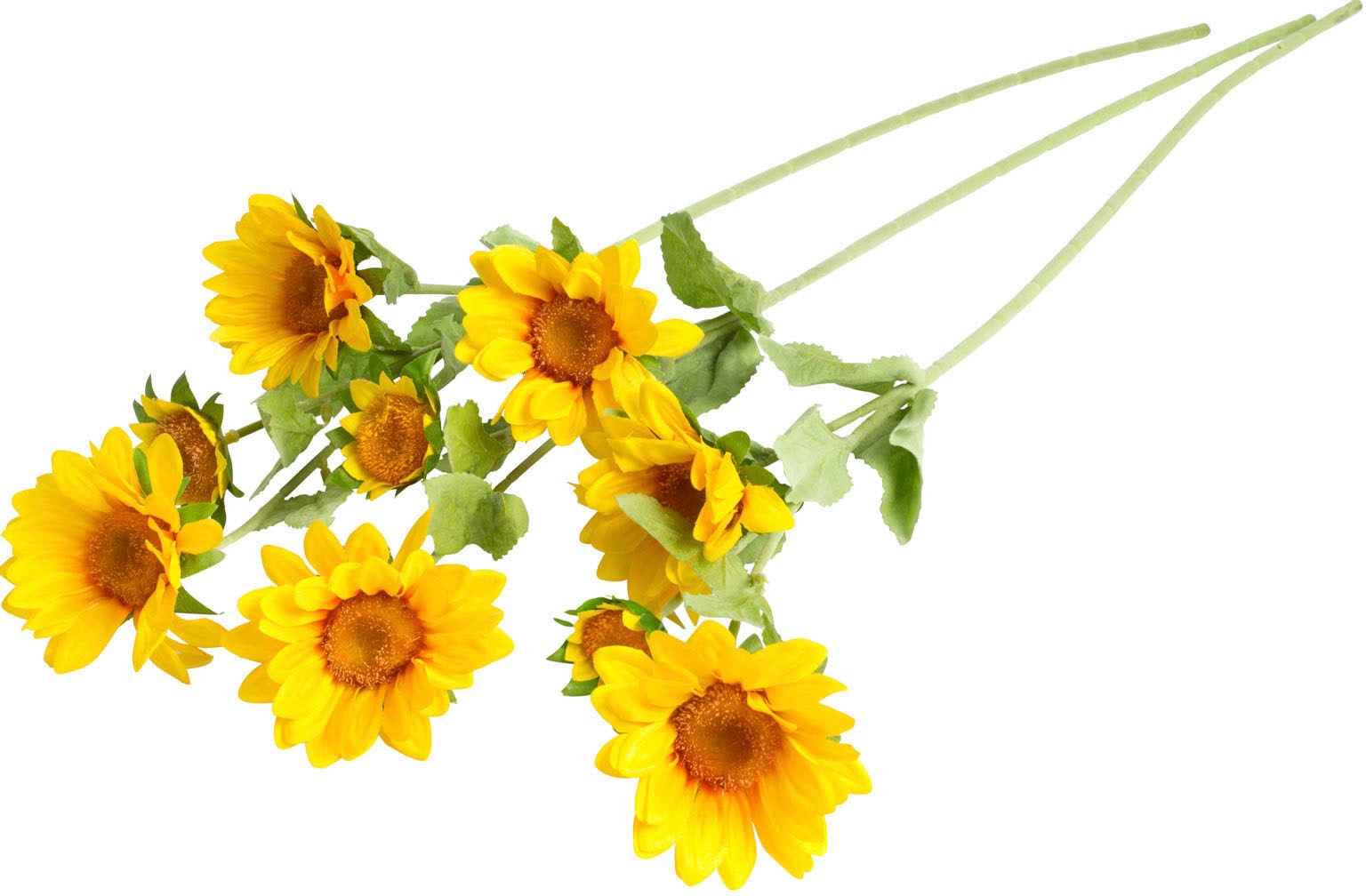 Botanic-Haus Kunstblume »Sonnenblume mit 2 Stielen« von Botanic-Haus