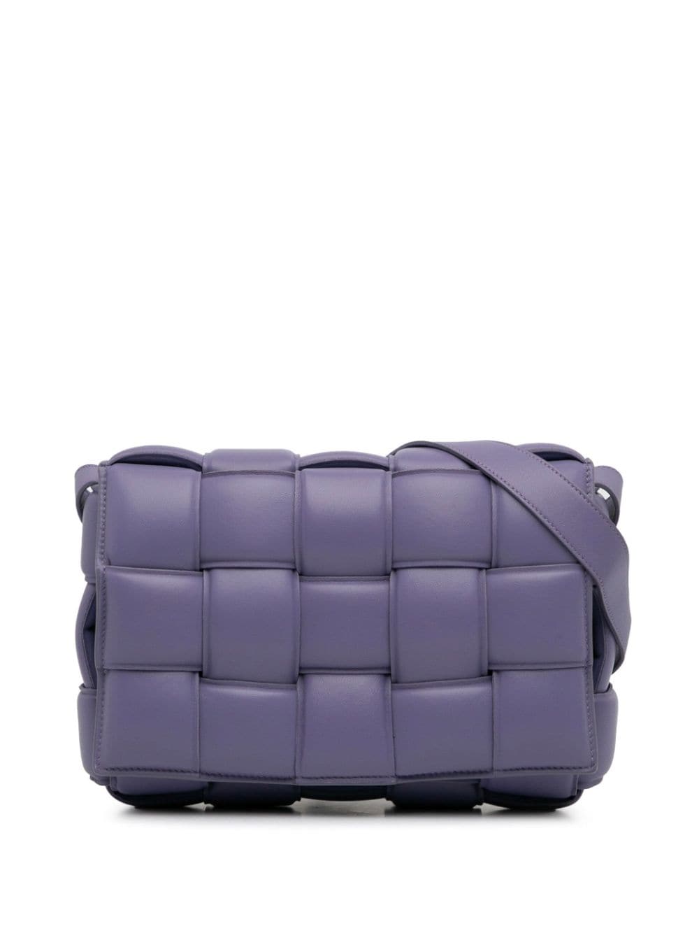 Bottega Veneta Pre-Owned 2019-2023 Intrecciato Padded Cassette crossbody bag - Purple von Bottega Veneta Pre-Owned