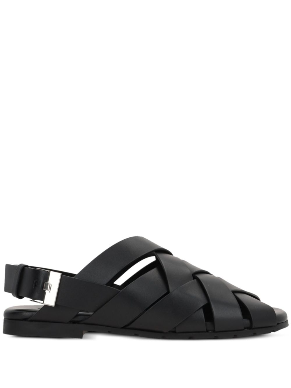 Bottega Veneta Alfie leather sandals - Black von Bottega Veneta