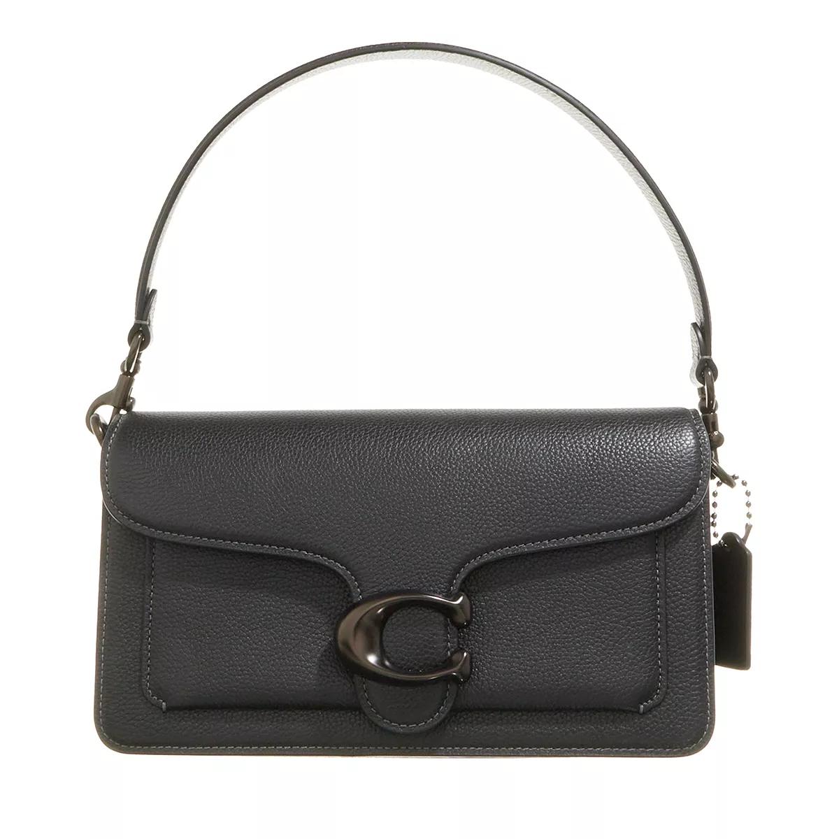 Coach Umhängetasche - Polished Pebble Leather Tabby Shoulder Bag 26 - Gr. unisize - in Schwarz - für Damen von Coach