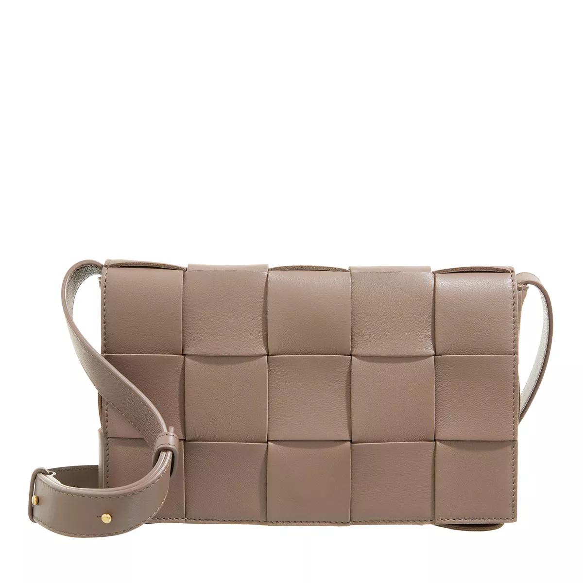 Bottega Veneta Schultertasche - Cassette Crossbody Bag Leather - Gr. unisize - in Braun - für Damen Bottega Veneta Schultertasche - Cassette Crossbody Bag Leather - Gr. unisize - in Braun - für Damen von Bottega Veneta