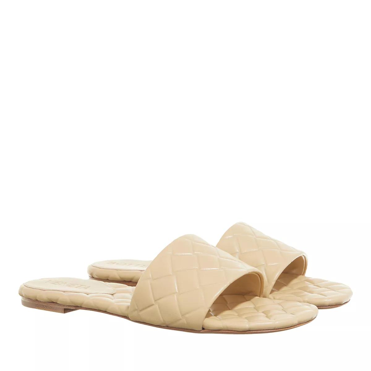 Bottega Veneta Slipper & Pantoletten - Flat Sandal Leather - Gr. 36 (EU) - in Beige - für Damen von Bottega Veneta