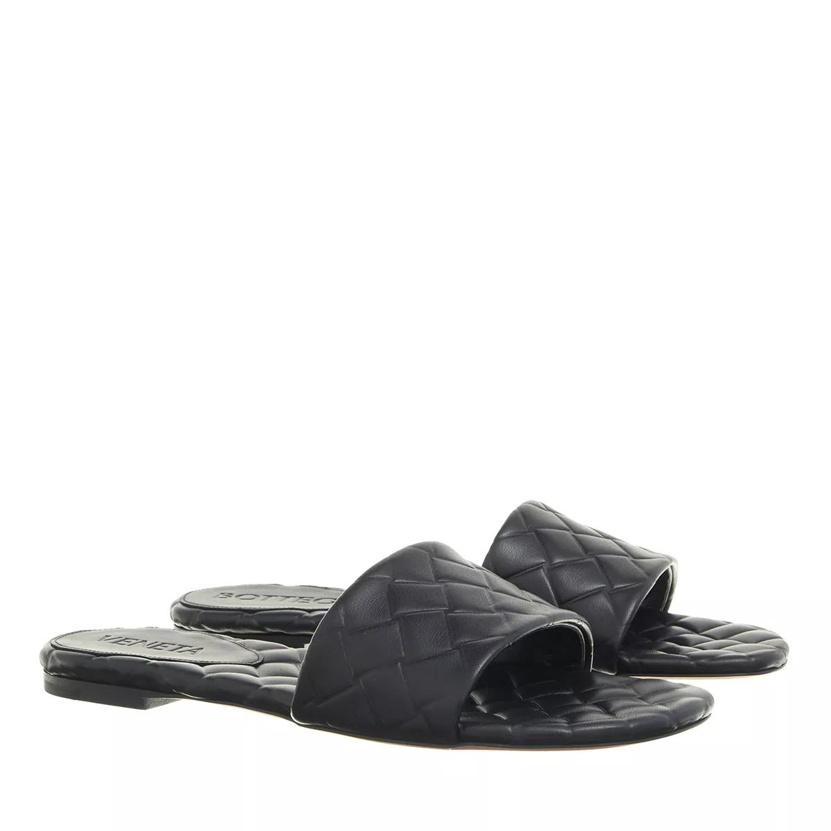 Bottega Veneta Slipper & Pantoletten - Flat Sandal Leather - Gr. 36 (EU) - in Schwarz - für Damen von Bottega Veneta