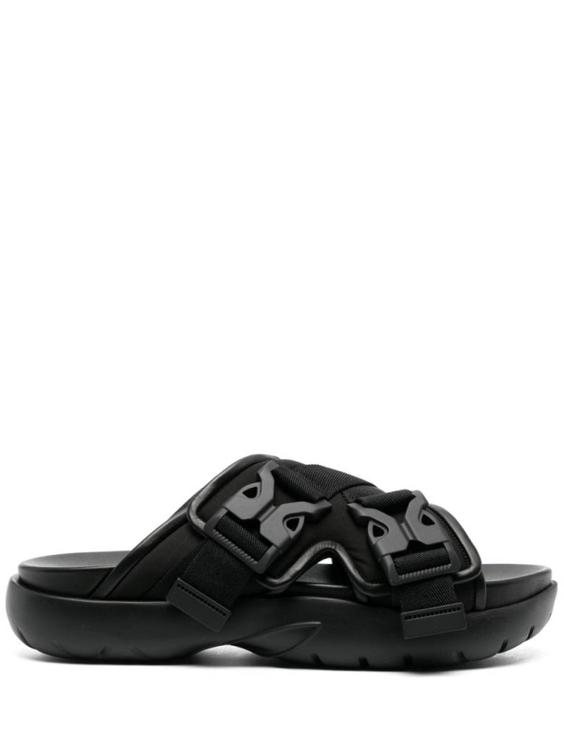 Bottega Veneta Snap slide sandals - Black von Bottega Veneta