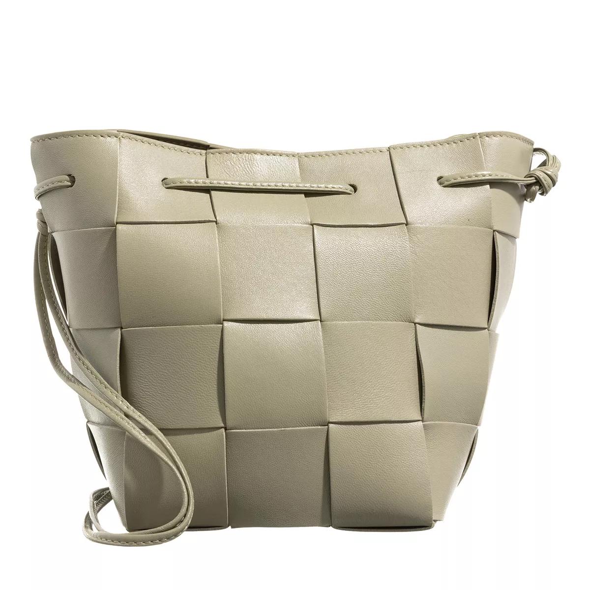 Bottega Veneta Umhängetasche - Small Cassette Bucket Bag - Gr. unisize - in Taupe - für Damen von Bottega Veneta