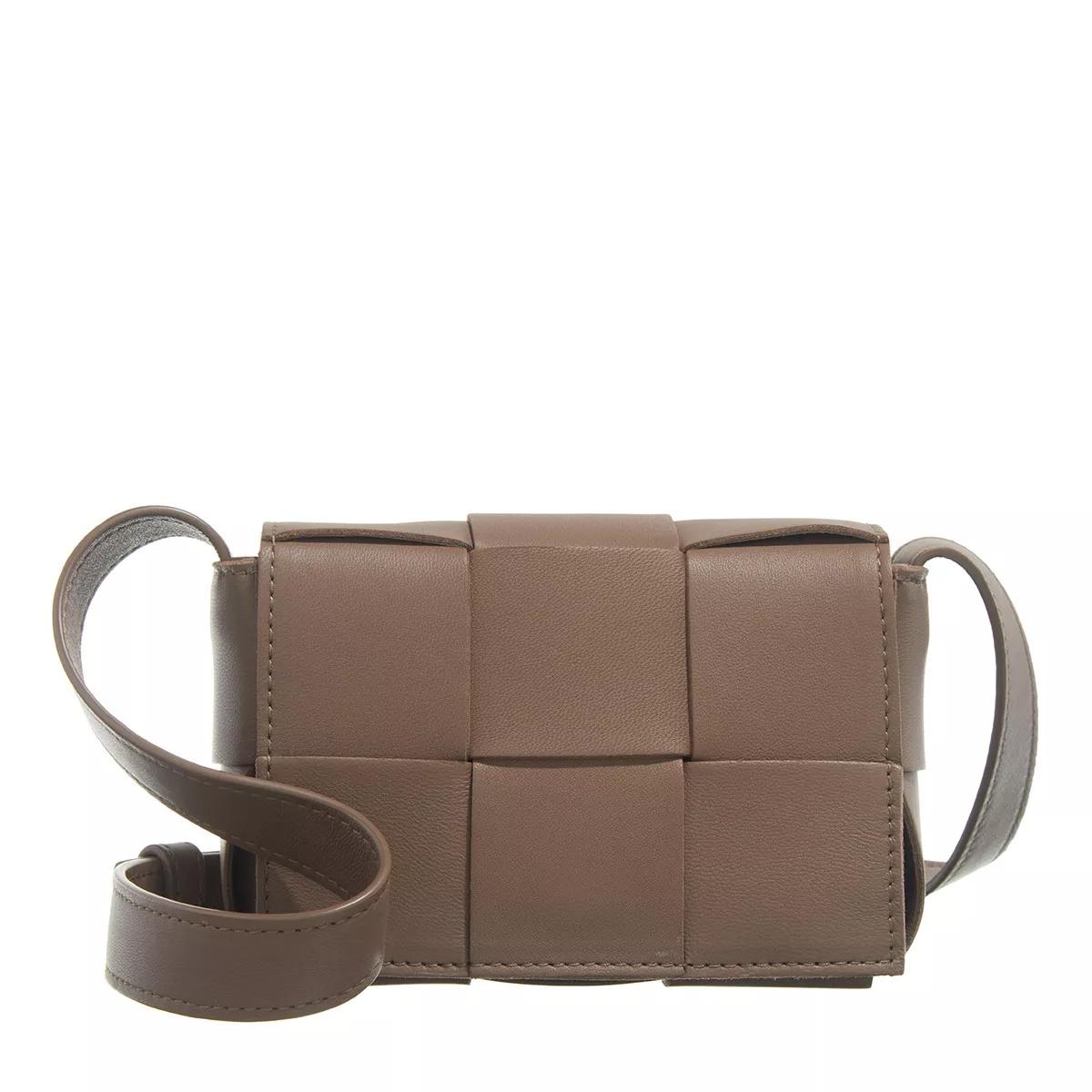 Bottega Veneta Umhängetasche - Small Cassette - Gr. unisize - in Taupe - für Damen von Bottega Veneta