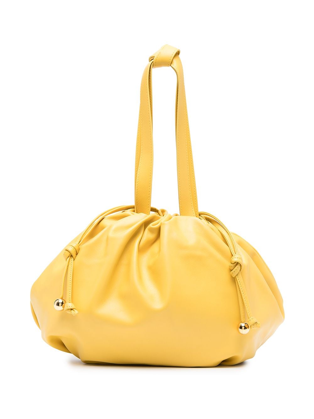 Bottega Veneta gathered-detail tote bag - Yellow von Bottega Veneta
