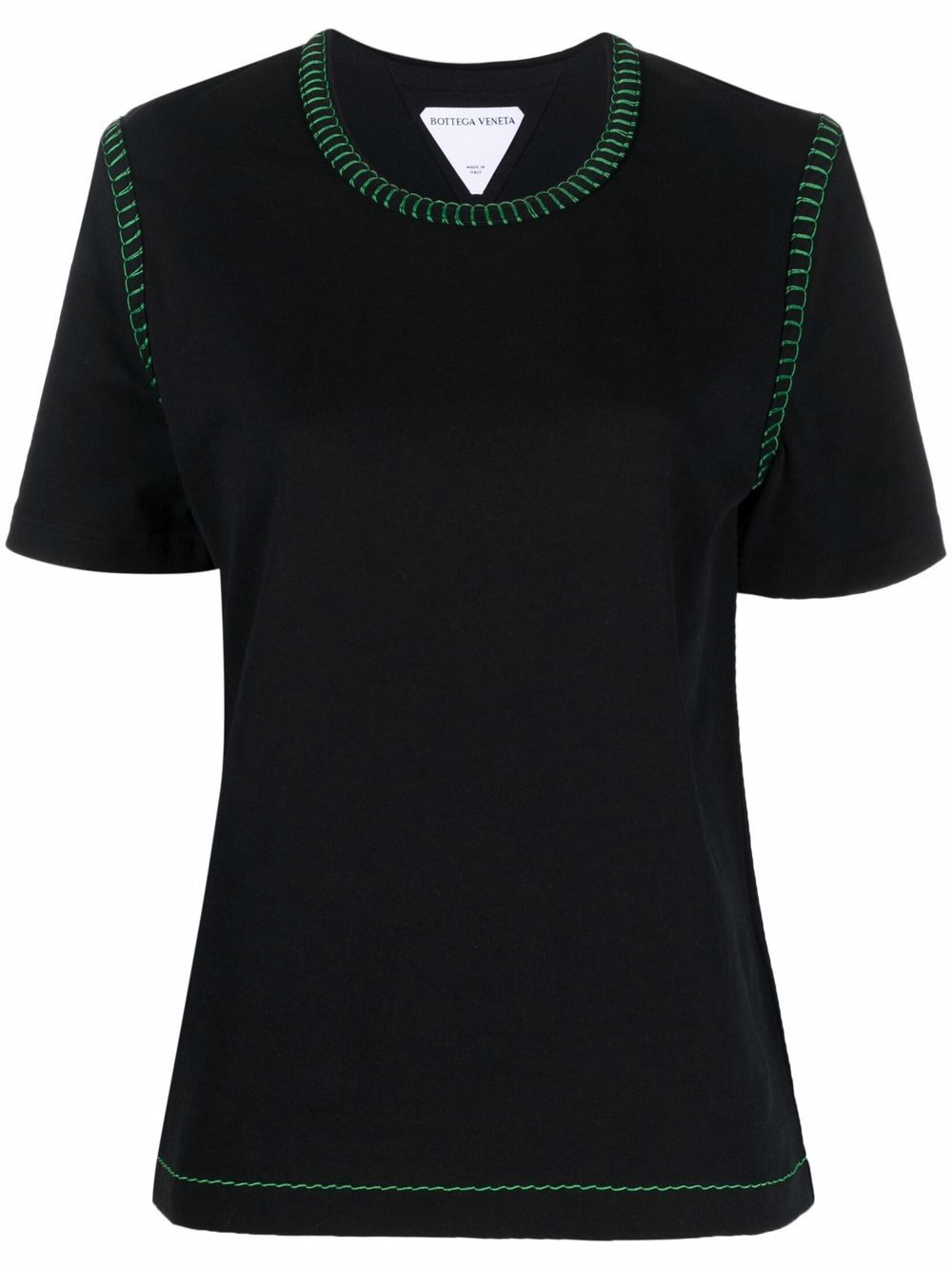Bottega Veneta overlock stitch T-shirt - Black von Bottega Veneta