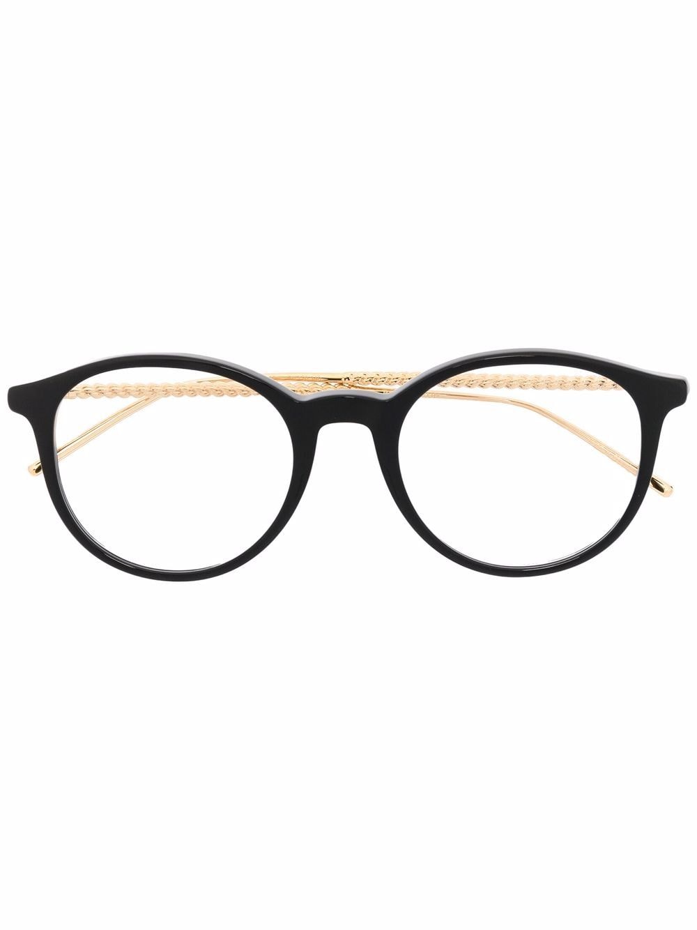 Boucheron Eyewear round-frame eyeglasses - Black von Boucheron Eyewear