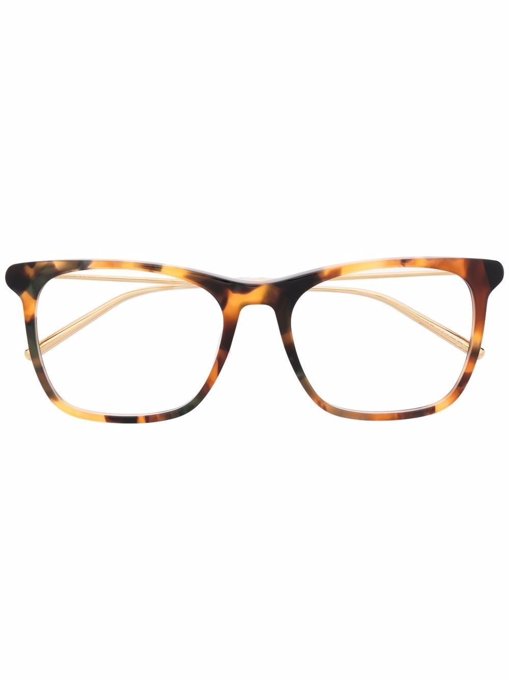 Boucheron Eyewear tortoiseshell-effect optical glasses - Brown von Boucheron Eyewear