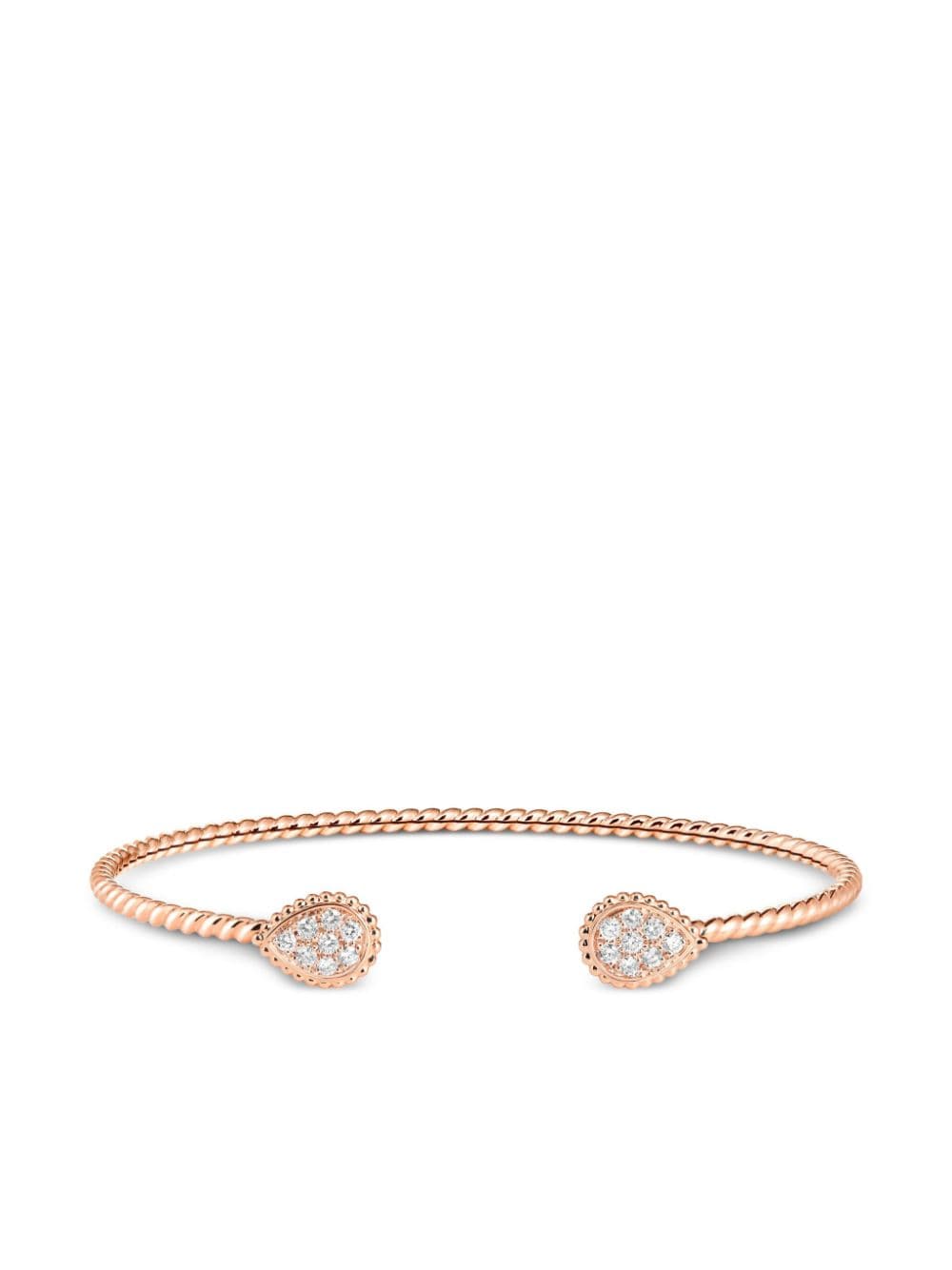 Boucheron 18kt recycled gold Serpent Bohème diamond bracelet - Pink von Boucheron