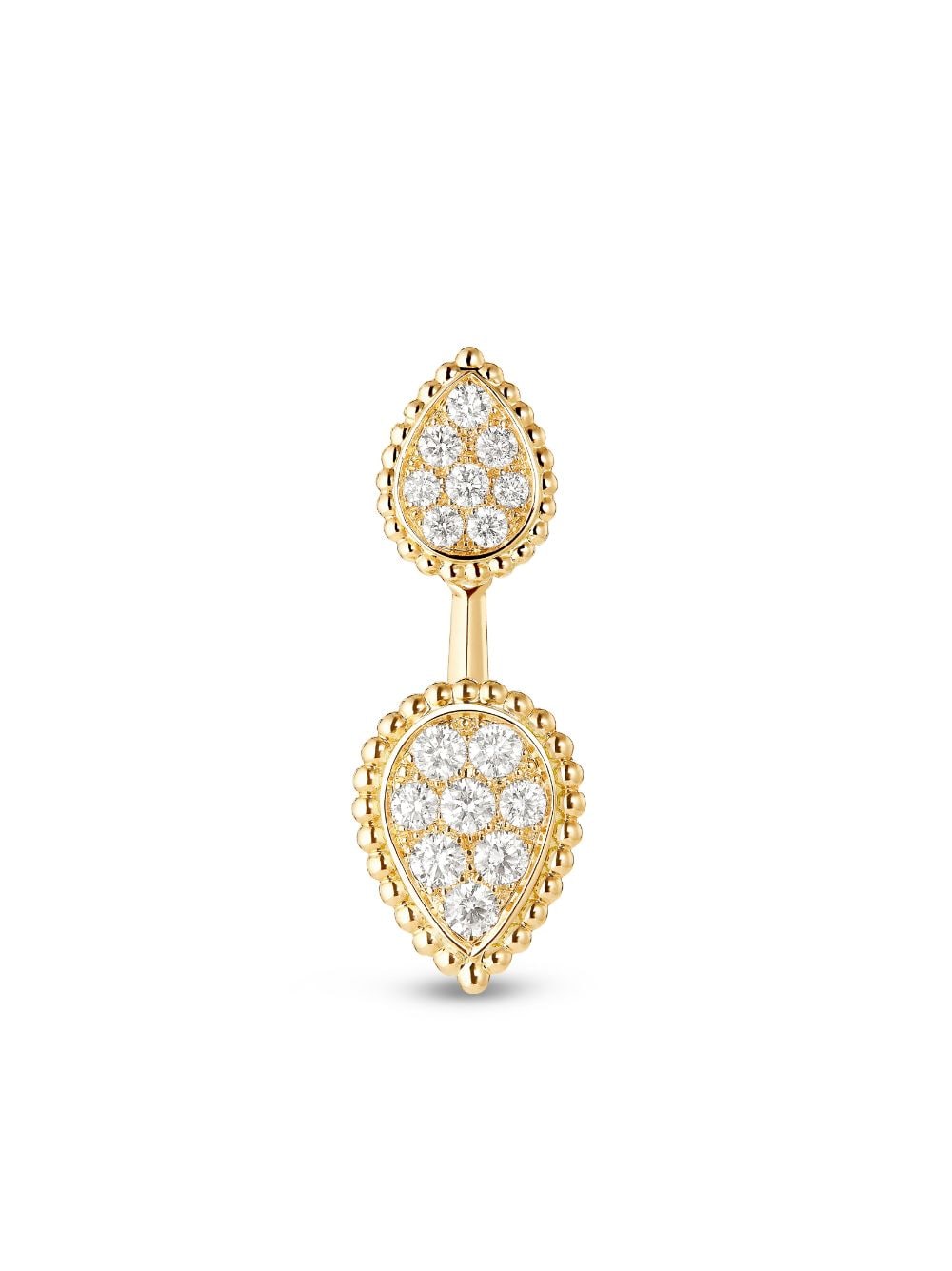 Boucheron 18kt yellow gold Serpent Bohème diamond single earring von Boucheron