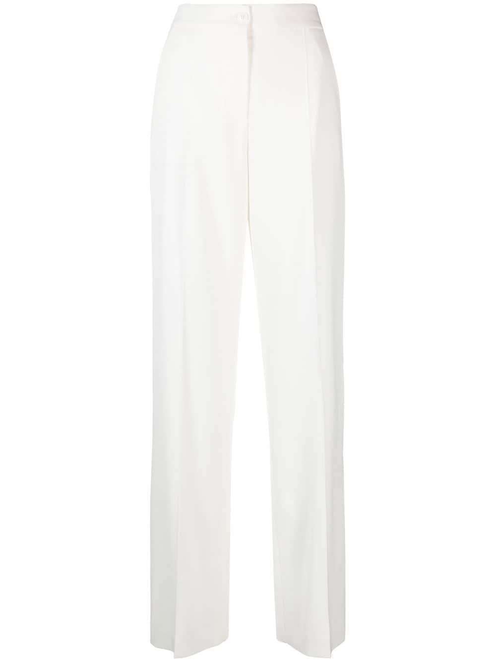 Boutique Moschino high-waisted tailored trousers - White von Boutique Moschino