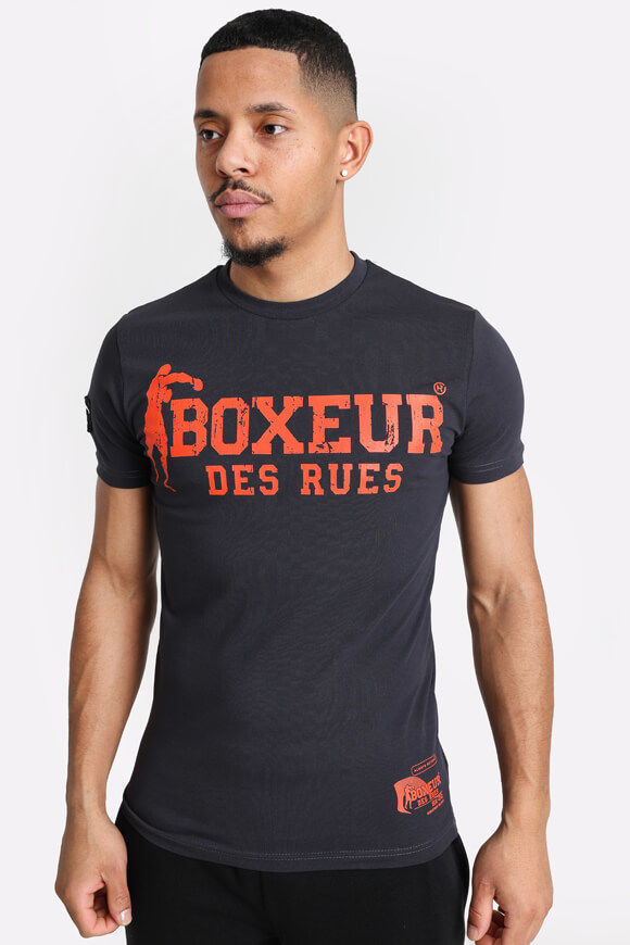 Boxeur des Rues T-Shirt | Anthrazit | Herren  | L von Boxeur des Rues