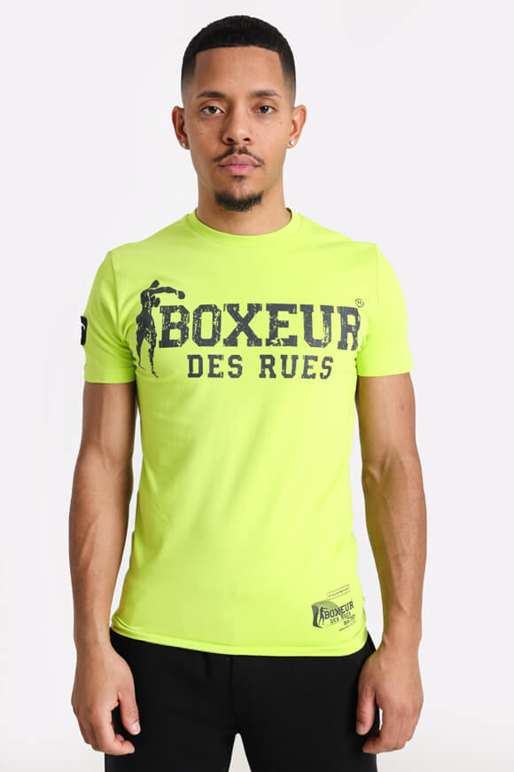 Boxeur des Rues T-Shirt | Lime | Herren  | L von Boxeur des Rues