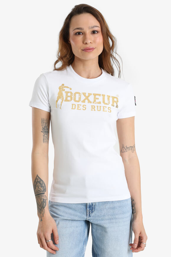 Boxeur des Rues T-Shirt | White | Damen  | M von Boxeur des Rues