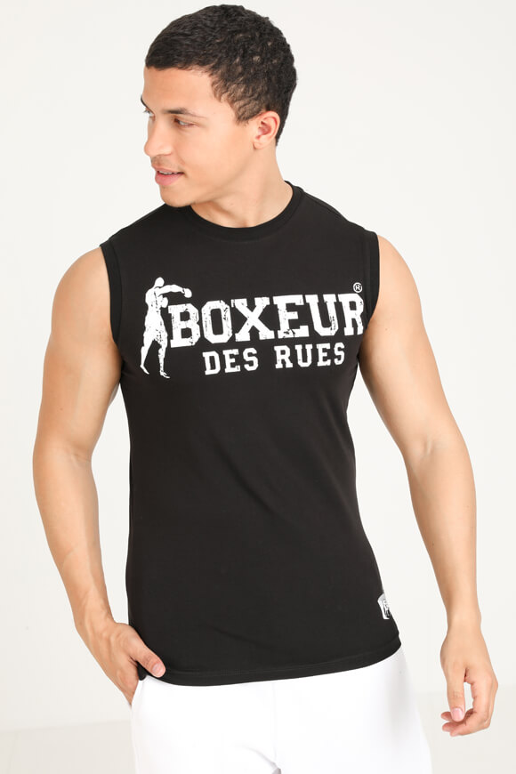 Boxeur des Rues Tanktop | Schwarz | Herren  | L von Boxeur des Rues