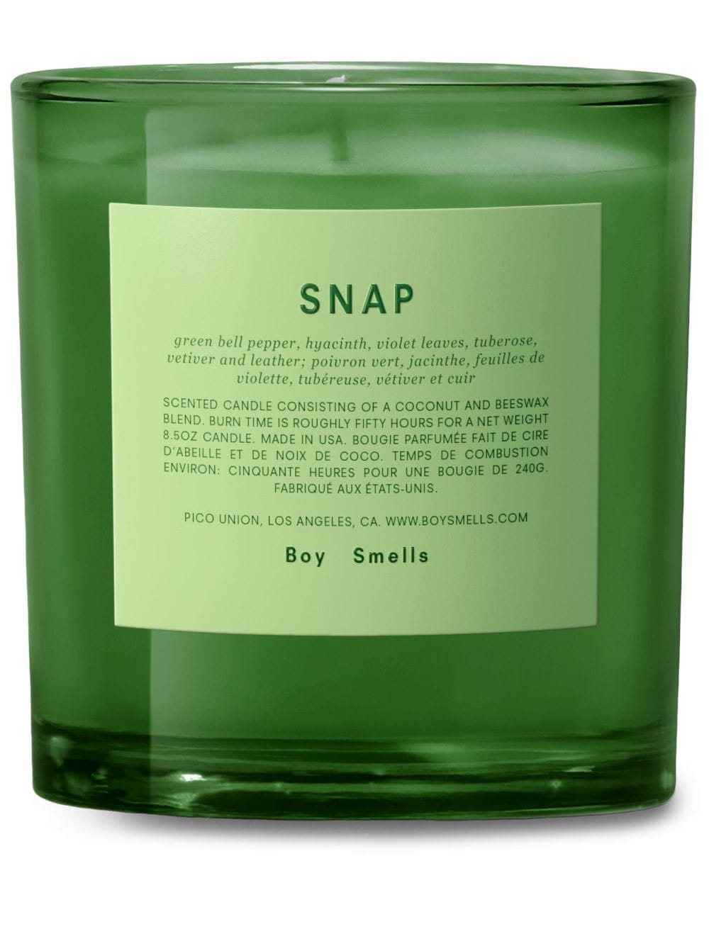 Boy Smells Snap scented candle (240g) - Green von Boy Smells