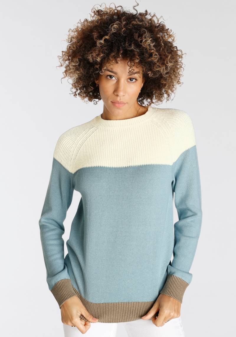 Boysen's Strickpullover, in modischem Strick-Mix von Boysen's
