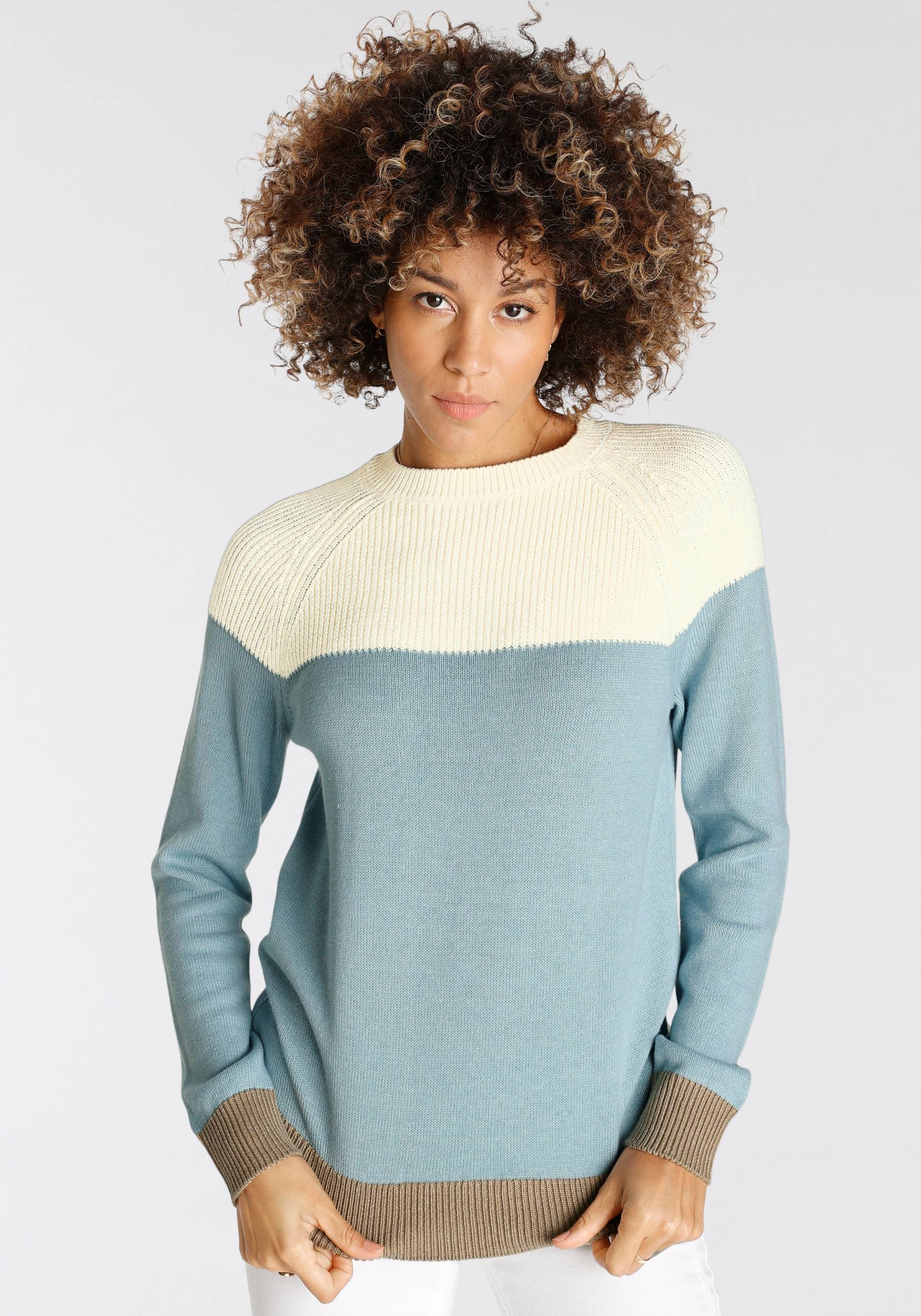 Boysen's Strickpullover, in modischem Strick-Mix - NEUE KOLLEKTION von Boysen's