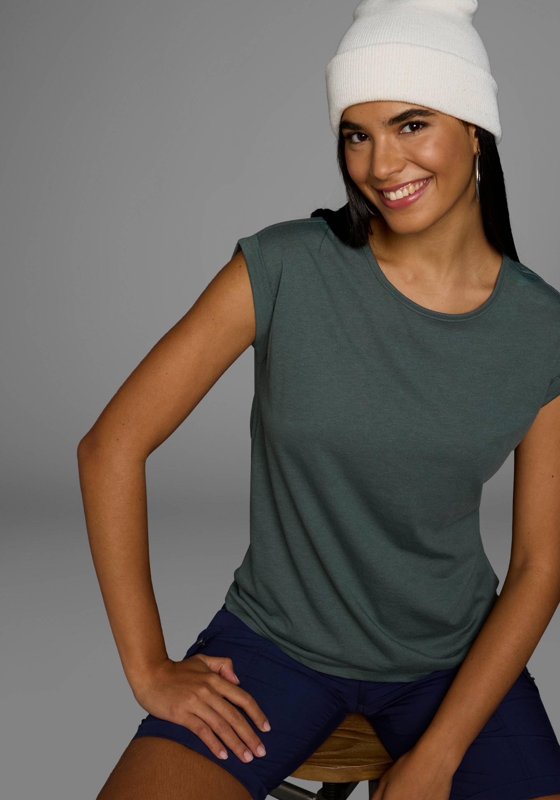 Boysen's T-Shirt, Kurzarm, unifarben, Rundhals, für Freizeit und Alltag von Boysen's