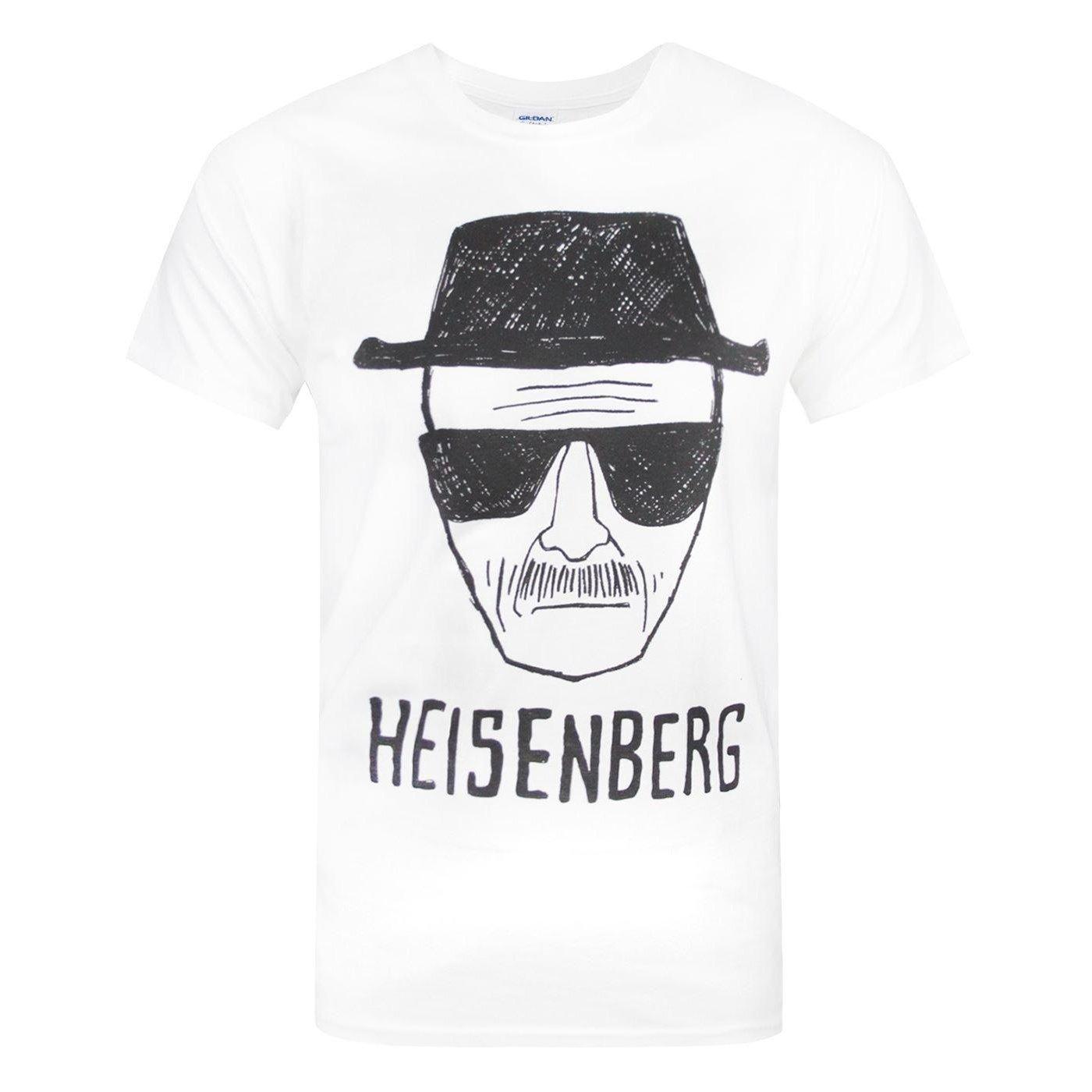 Offizielles Heisenberg Sketch Tshirt Herren Weiss S von Breaking Bad