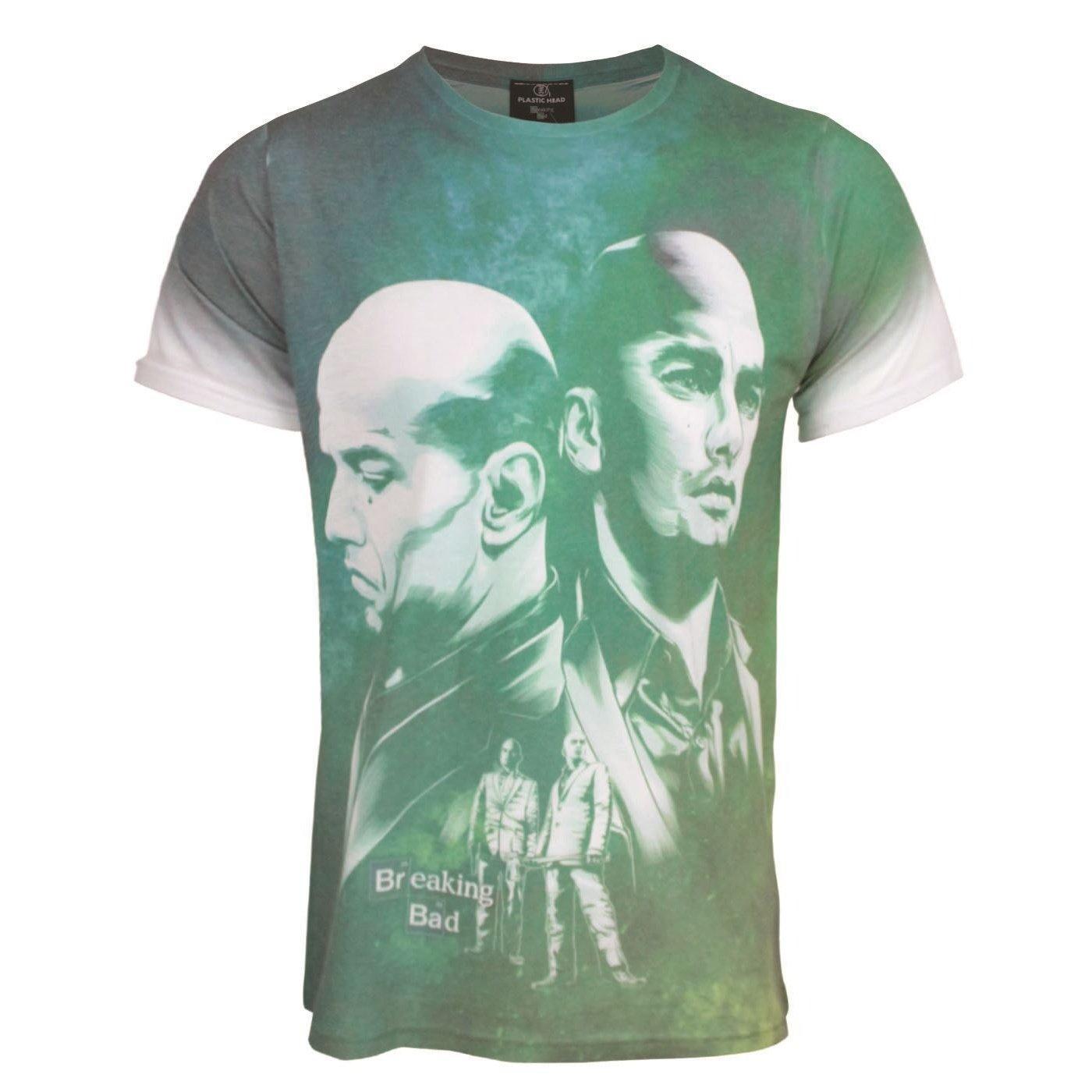 T-shirt Herren Grün Bedruckt L von Breaking Bad