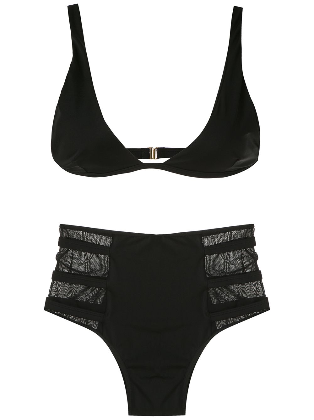 Brigitte hot pants bikini set - Black von Brigitte