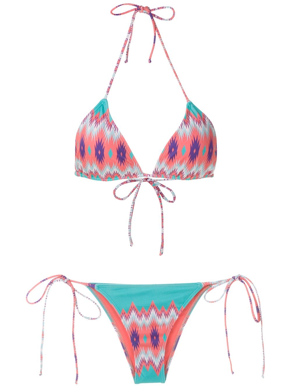 Brigitte Tati e Julia printed bikini set - Multicolour von Brigitte