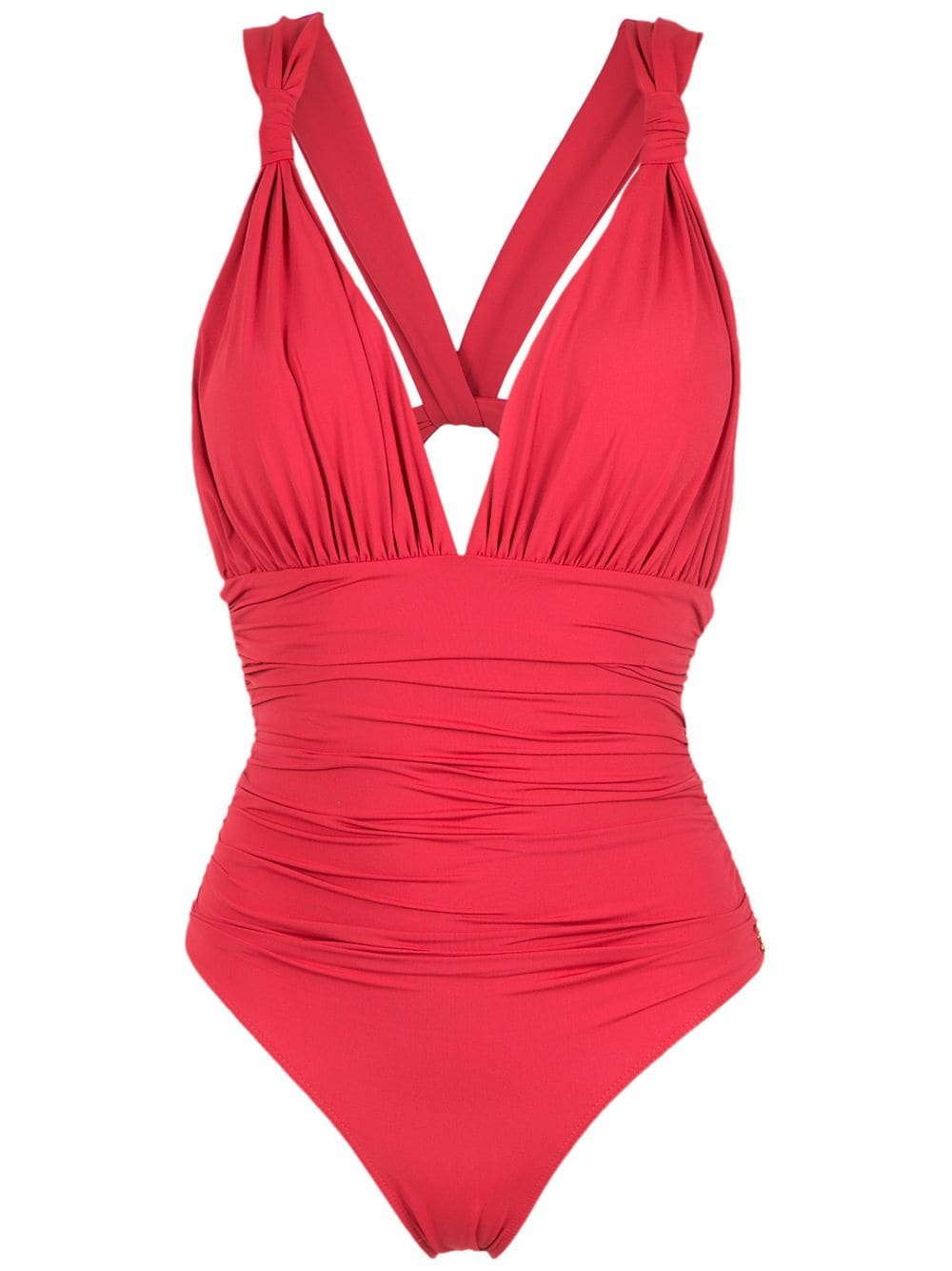 Brigitte cut out swimsuit - Red von Brigitte