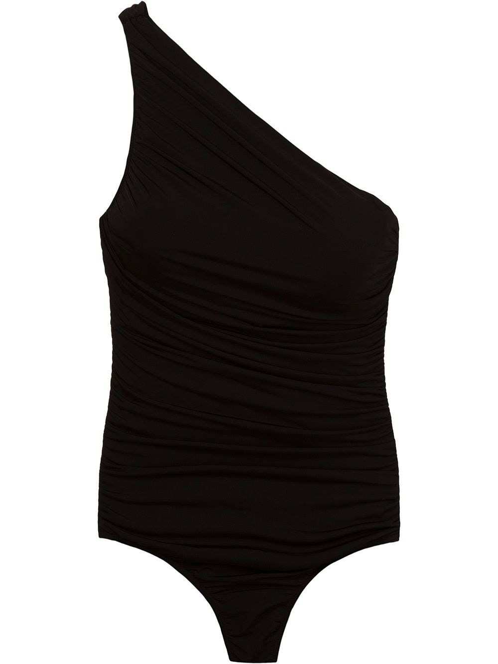 Brigitte one shoulder draped swimsuit - Black von Brigitte