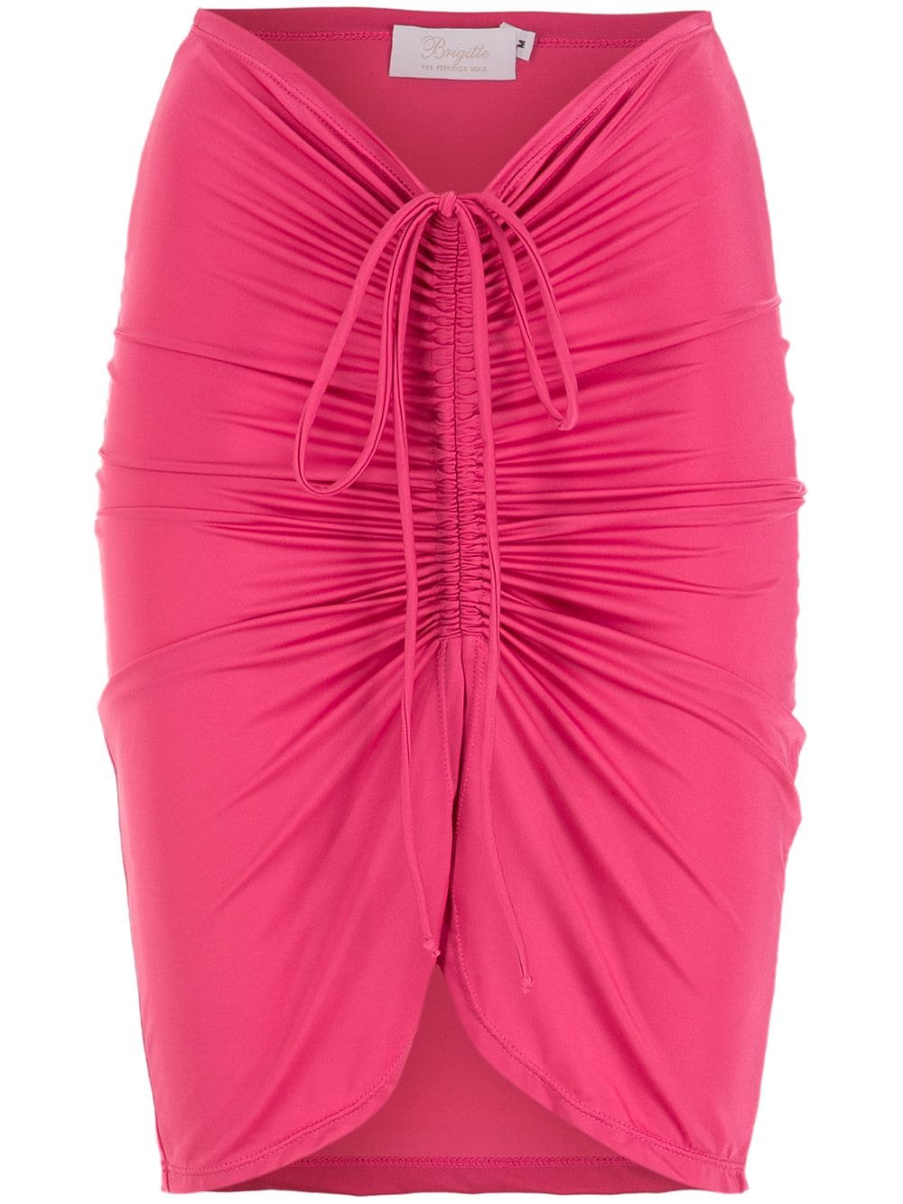 Brigitte ruched-detail lace-up skirt - Pink von Brigitte