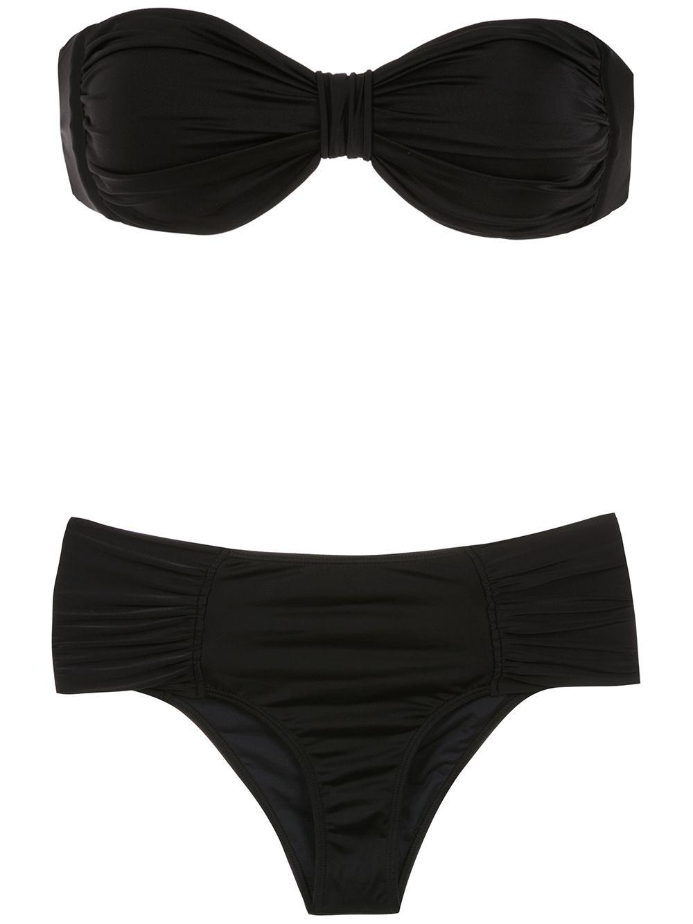 Brigitte strapless bikini set - Black von Brigitte