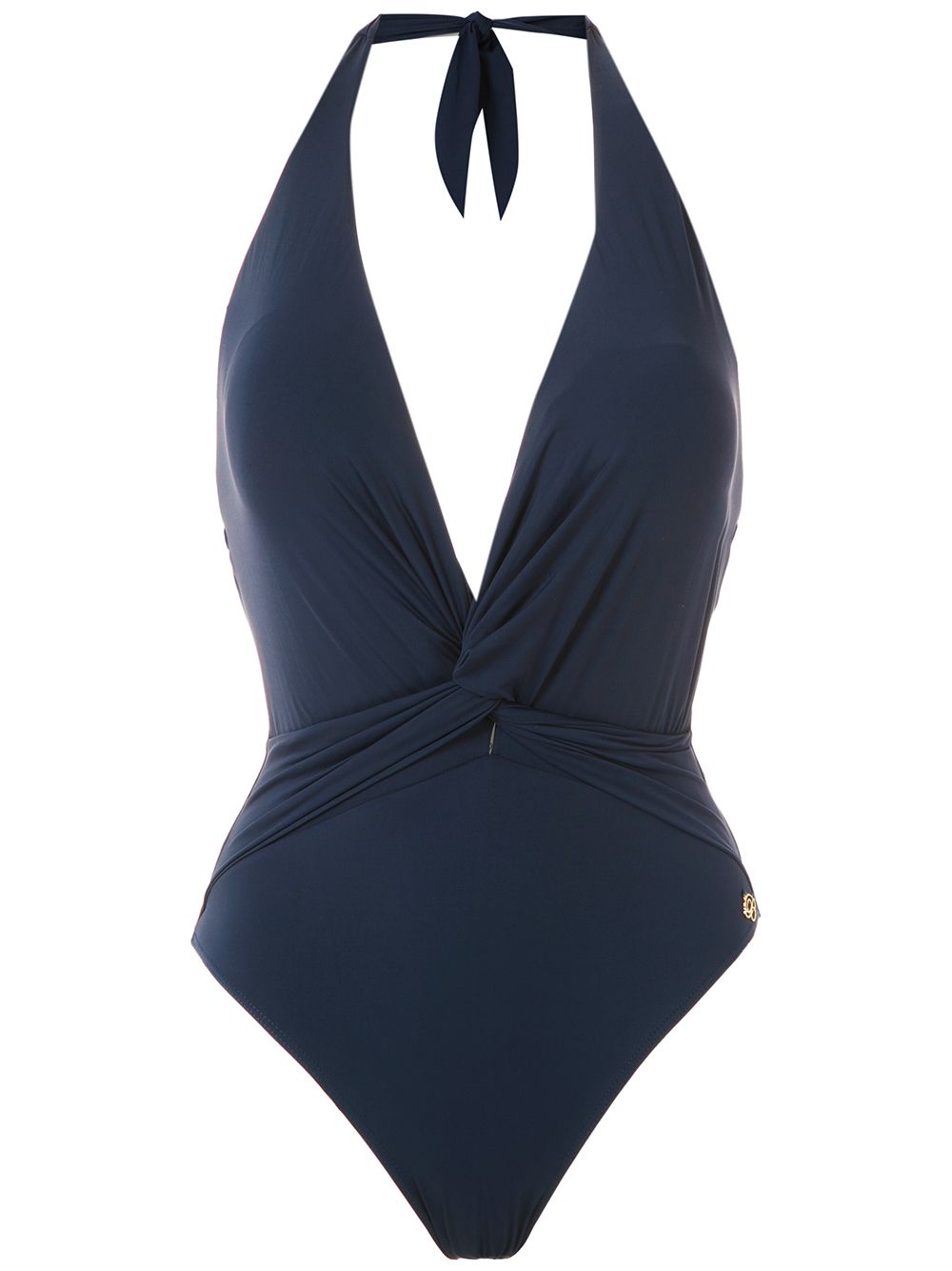 Brigitte swimsuit with twisted detail - Blue von Brigitte