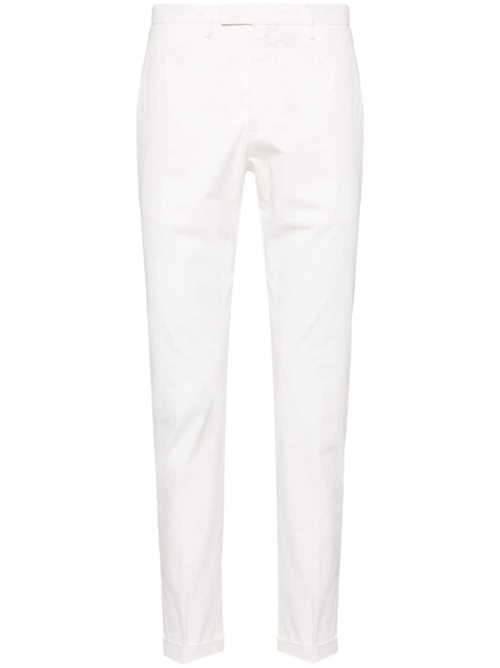Briglia 1949 mid-rise poplin chino trousers - White von Briglia 1949