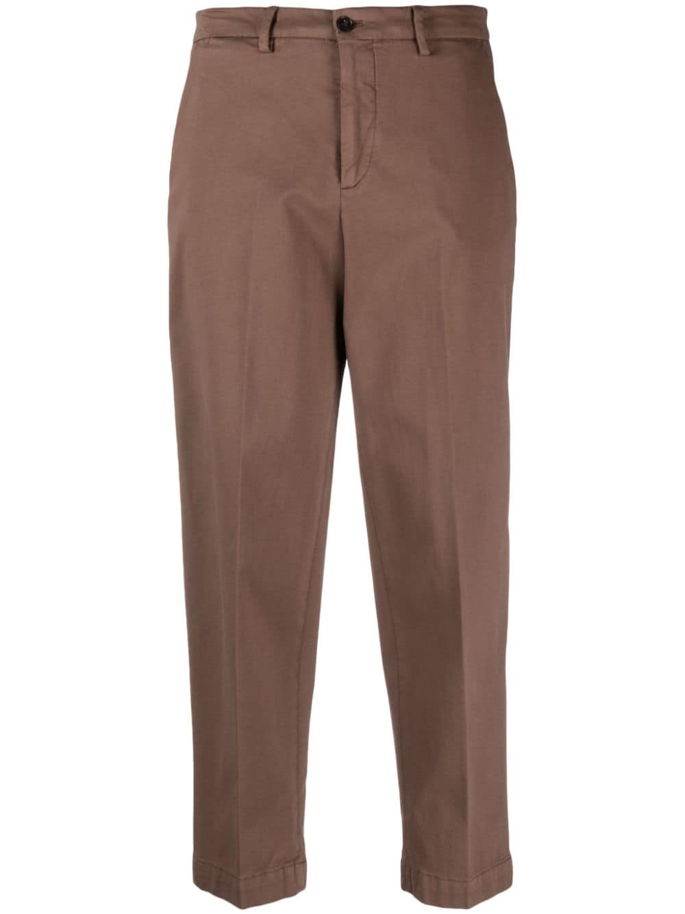Briglia 1949 mid-rise tapered cropped trousers - Brown von Briglia 1949