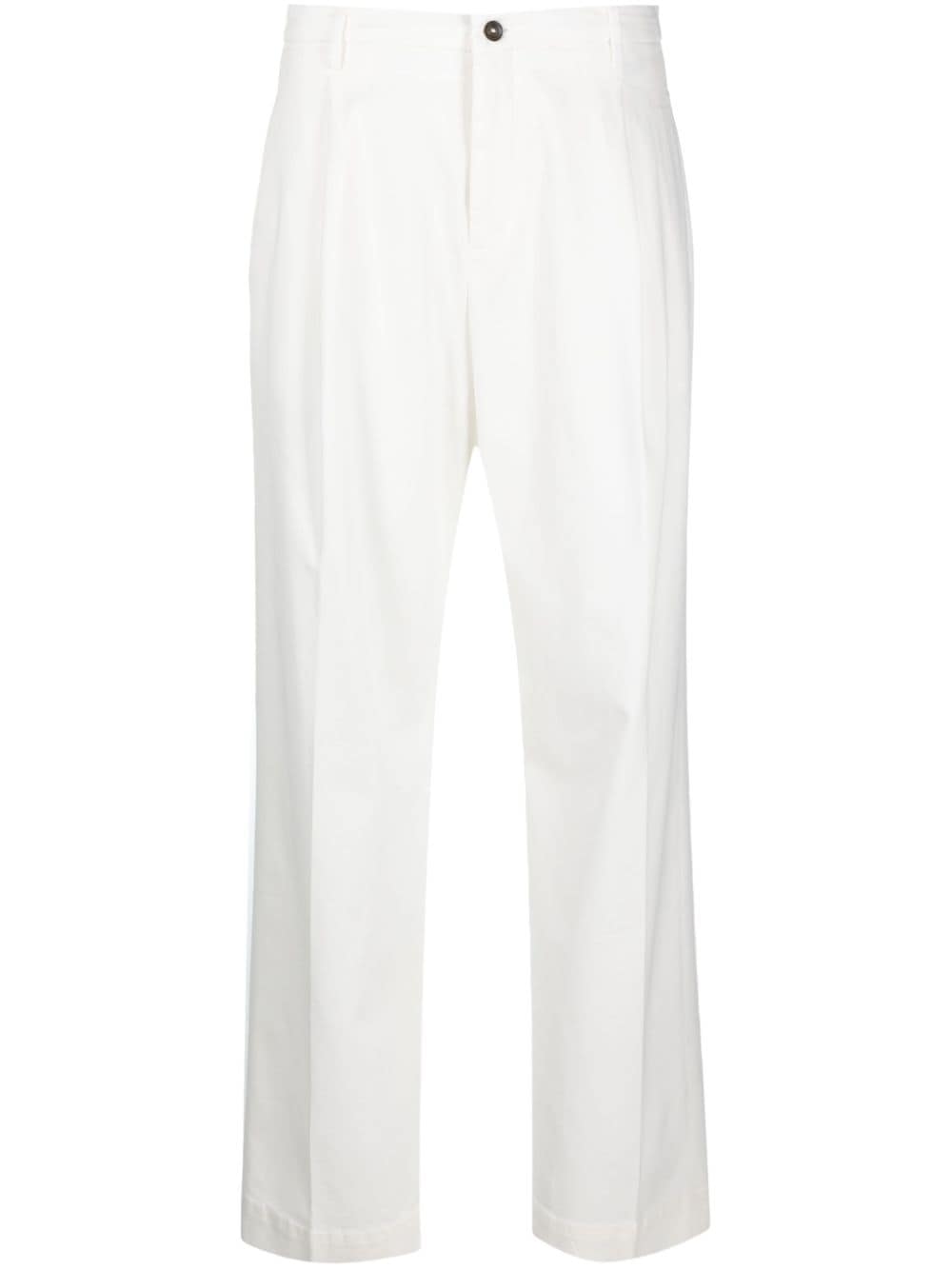 Briglia 1949 pressed-crease straight-leg trousers - White von Briglia 1949