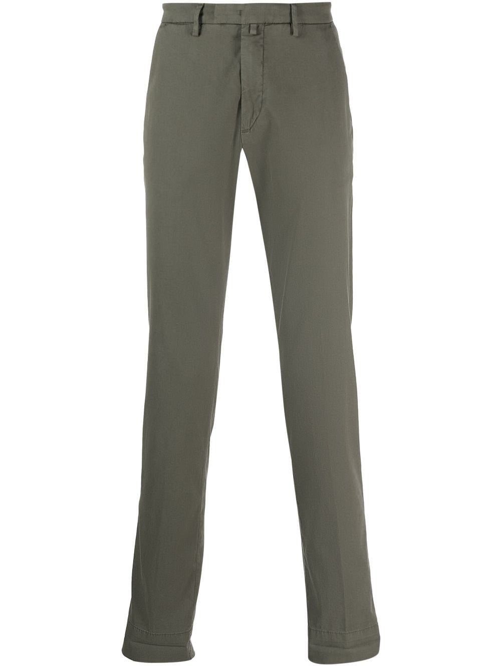 Briglia 1949 slim-cut concealed-fastening chinos - Green von Briglia 1949