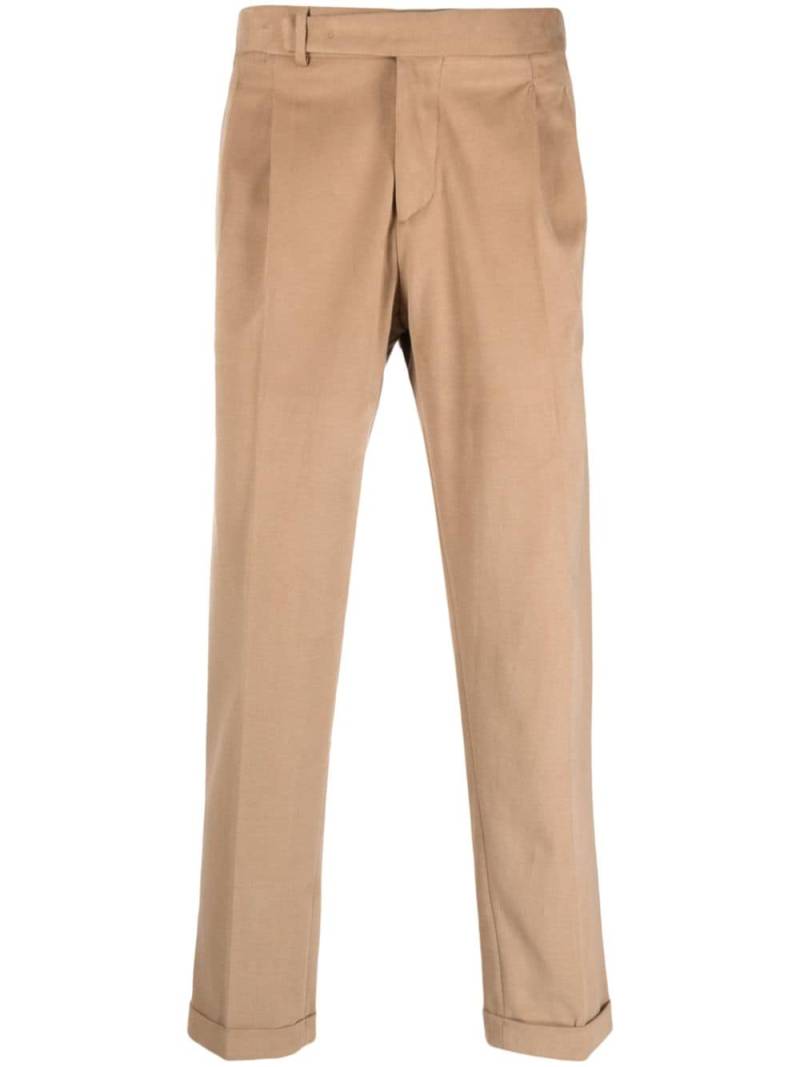 Briglia 1949 straight-leg cotton trousers - Brown von Briglia 1949