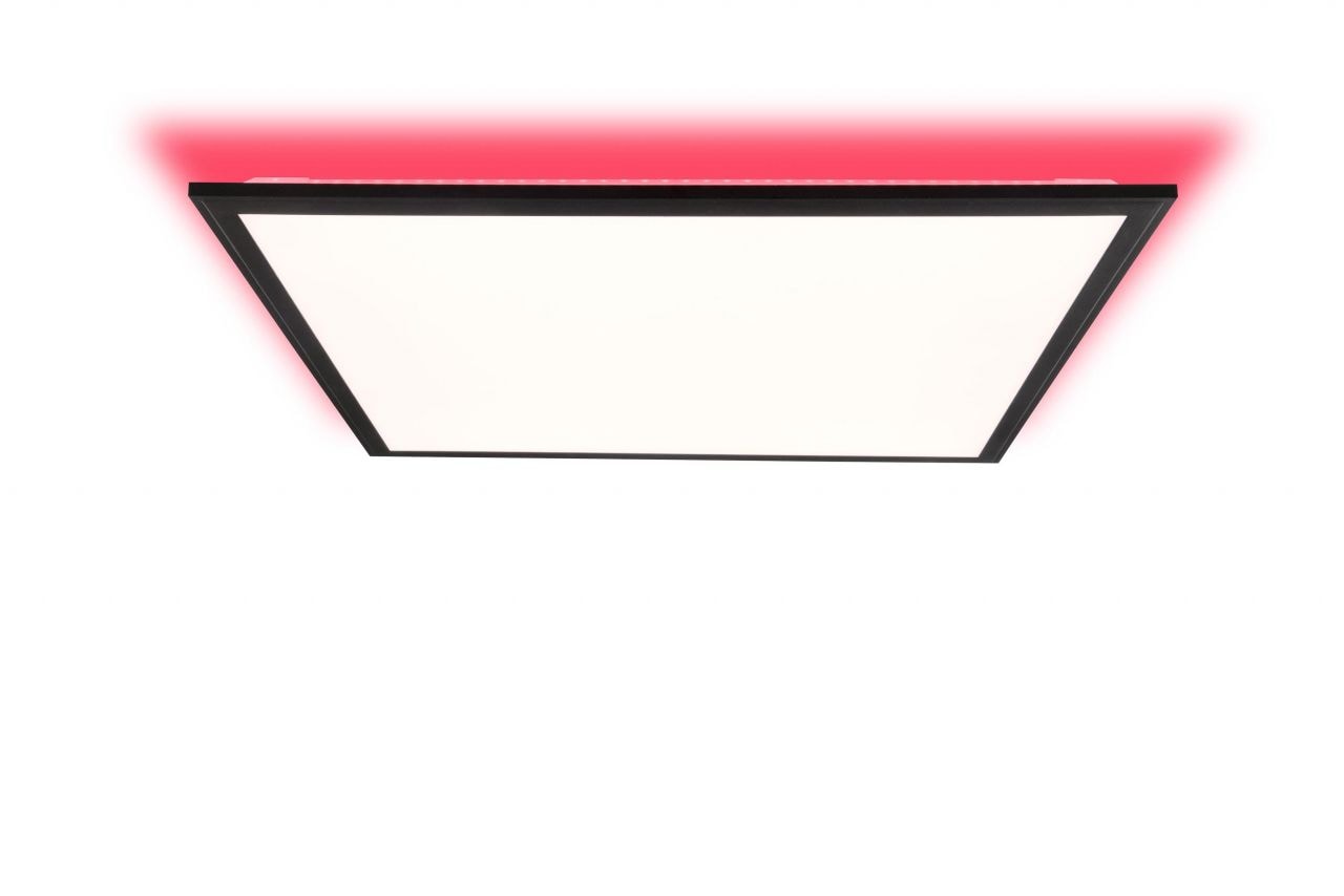 Brilliant LED Panel »Allie«, 1 flammig-flammig, 60 x 60 cm, dimmbar, CCT, RGB-Backlight, Fernbed., 3800 lm, schwarz von Brilliant