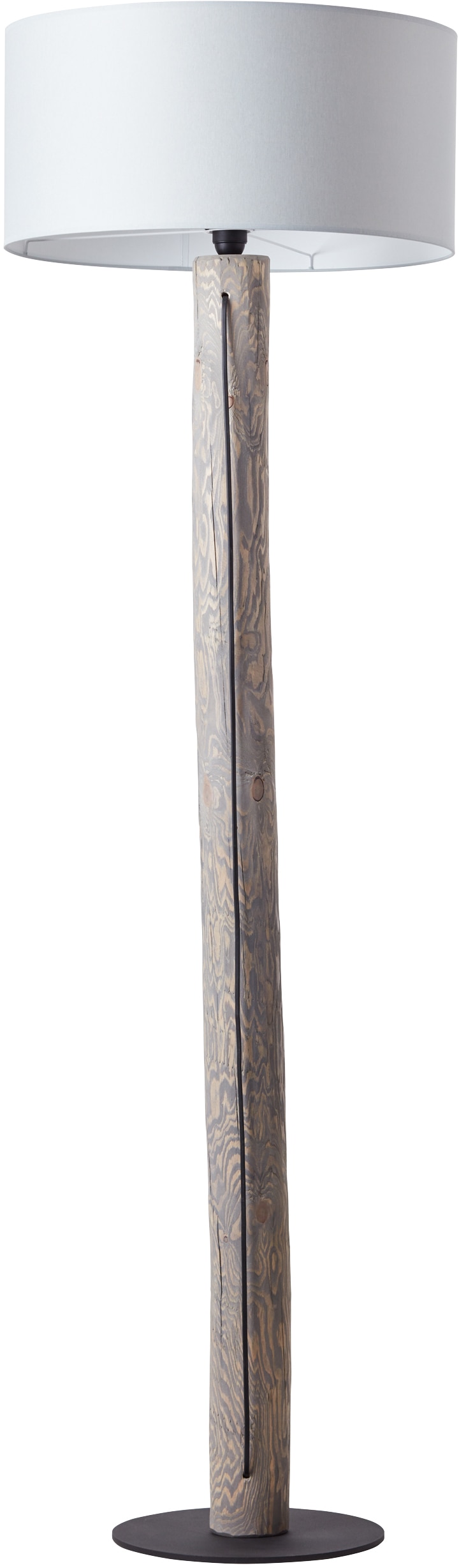 Brilliant Stehlampe »Jimena«, 1 flammig, Leuchtmittel E27   ohne Leuchtmittel, Stoffschirm, H 164 cm, Ø 50 cm, E27, Holz/Textil, kiefer gebeizt von Brilliant