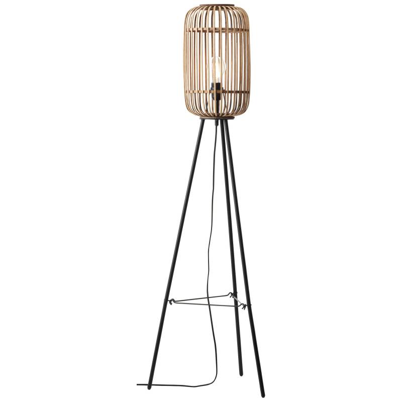 Brilliant Stehlampe »Woodrow«, 1 flammig, Leuchtmittel E27   ohne Leuchtmittel, Stehlampe, dreibeinig holz von Brilliant
