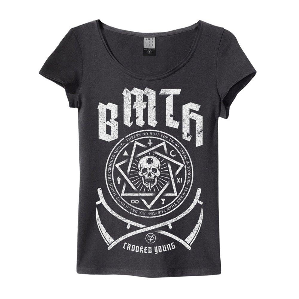 Crooked Young Tshirt Damen Grau XS von Bring Me The Horizon