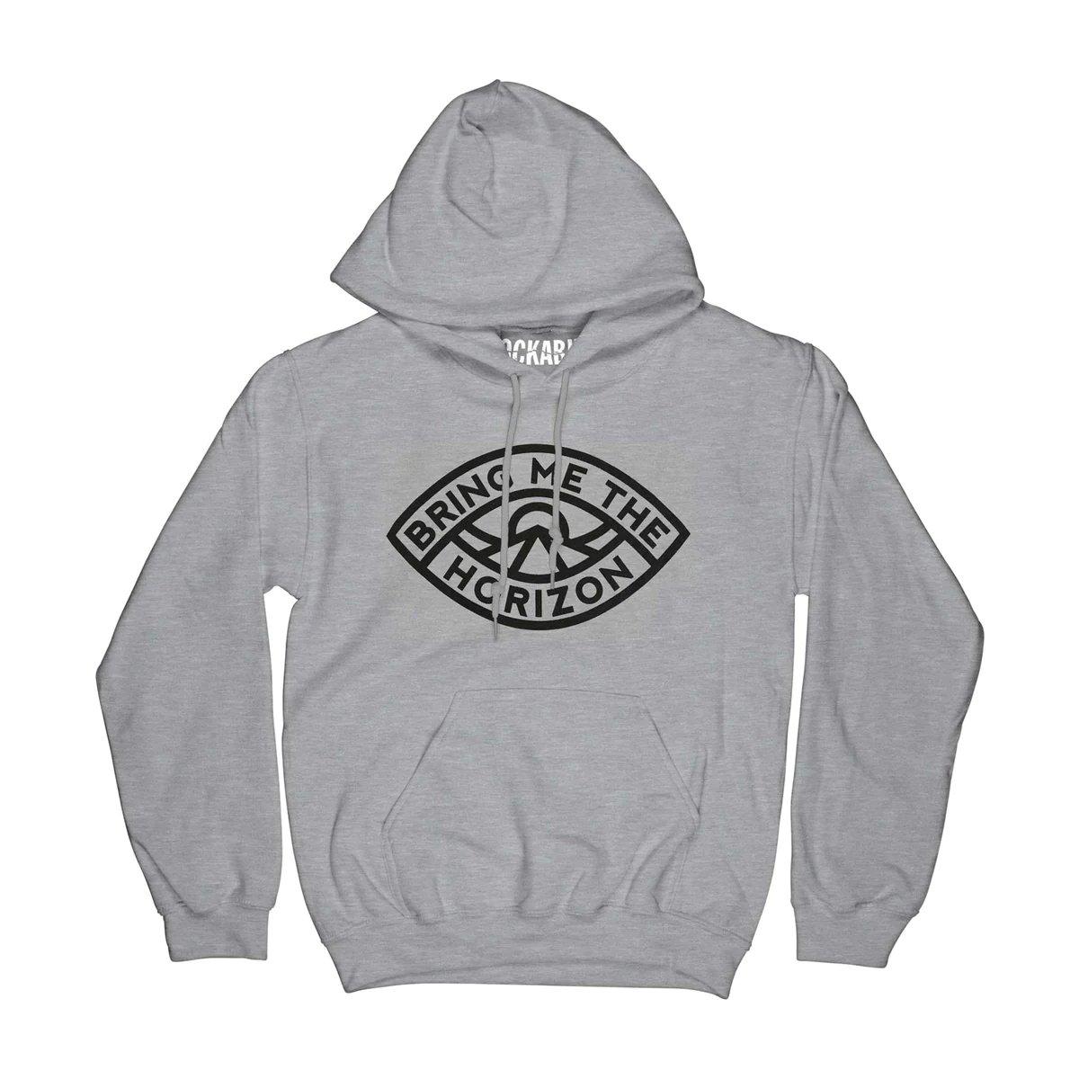 Hoodie Zum Überziehen Damen Grau XL von Bring Me The Horizon