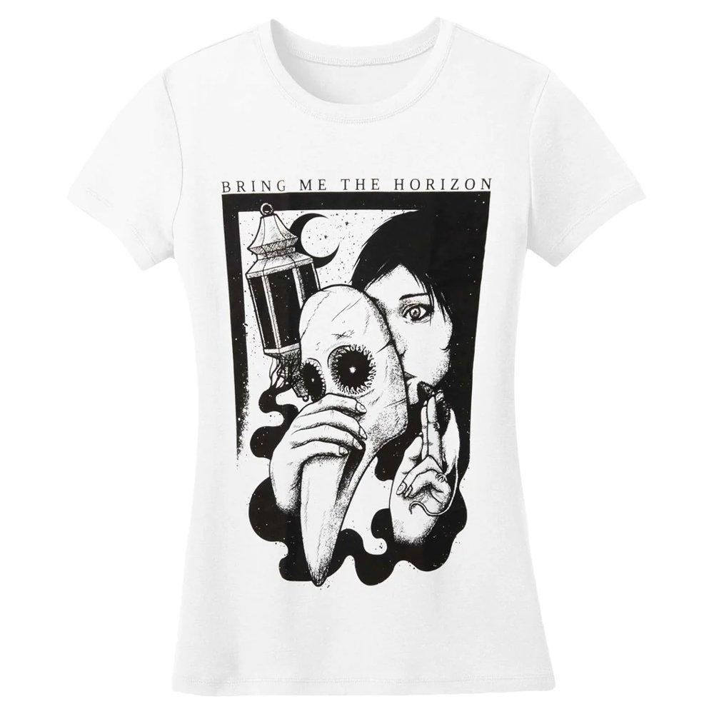 Plague Tshirt Damen Weiss M von Bring Me The Horizon